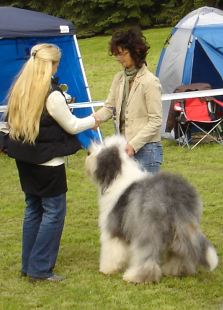 Heike Schubert mit Woody